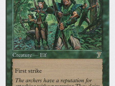 Elvish Archers [Seventh Edition] on Sale