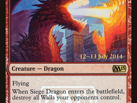 Siege Dragon [Magic 2015 Promos] For Sale