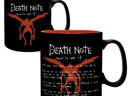 Death Note - Mug Heat Change - 460ml - Kira & Ryuk Online Hot Sale