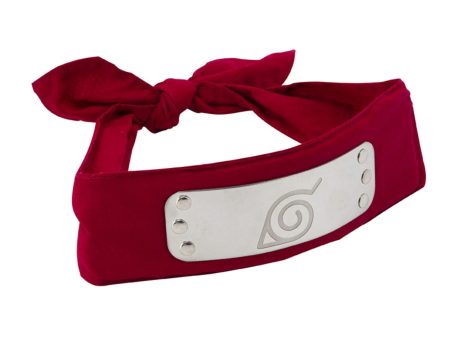 Naruto Shippuden - Headband - Red Konoha Online Hot Sale