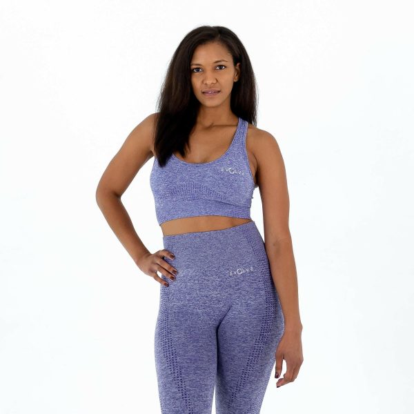 Marvel Seamless Sports Bra - Purple For Discount