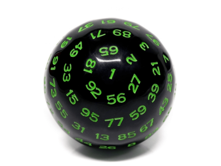 45mm D100 - Black Opaque with Green Online now