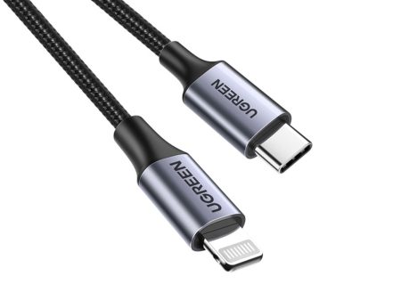 UGREEN Type-C To MFI Lightning Braided Cable - 1 Meter Fashion