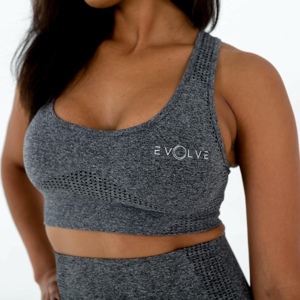 Marvel Seamless Sports Bra - Grey For Cheap