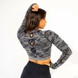 Rebel Seamless Crop Top (Camo Black) For Cheap