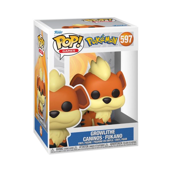 Funko Pop! Games: Pokemon - Growlithe Caninos Fukano Online