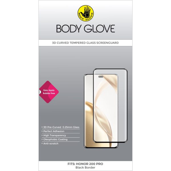 Body Glove 3D Tempered Glass Screen Protector - Honor 200 Pro (BGSGTG-HON200PR) Online Sale