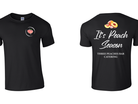 3 Peaches Bar and Catering Tees Online Hot Sale