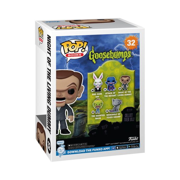 Funko Pop! Books: Goosebumps - Night of the Living Dummy (FN-POP-00080900) Discount