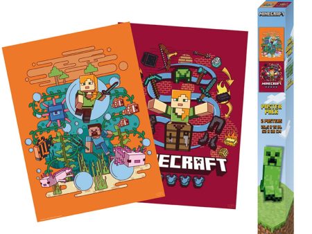 Minecraft - Set 2 Chibi Posters - Core Minecraft (52x38) Supply