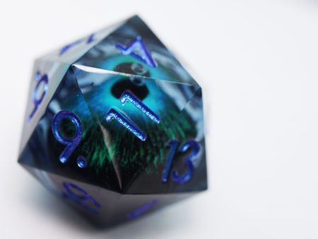 35mm Moving Eye D20 - Blue Cyclops Eye on Sale