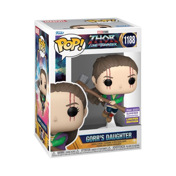 Thor Love And Thunder Funko Pop! Marvel Studios: Thor Love And Thunder - Gorrs Daughter (Summer Convention Limited Edition) For Cheap