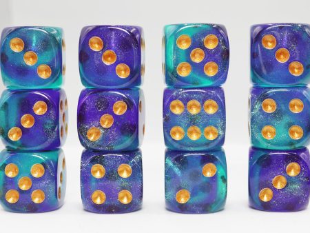 12 piece Pip D6 s - Hocus-Pocus Glitter Cheap