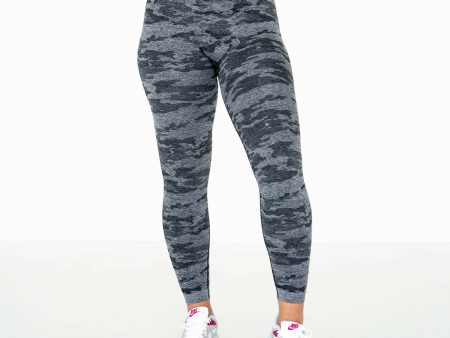 Rebel Seamless Leggings (Camo Black) on Sale