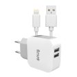 Snug 2 Port USB Home Charger With MFI Lightning Cable 3.4AMP Discount