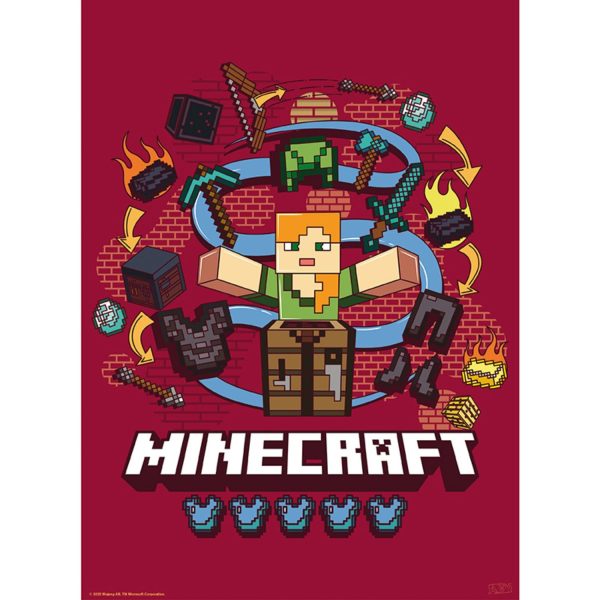 Minecraft - Set 2 Chibi Posters - Core Minecraft (52x38) Supply