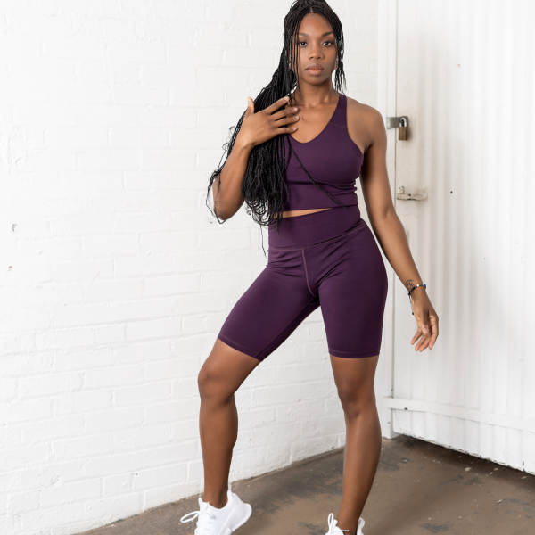 Classic II Biker Shorts - Plum For Cheap