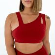 Rebel Sports Bra (Brick Red) on Sale