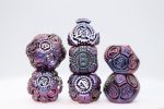 Airship Gears: The Royal Raven - Metal RPG Dice Set on Sale