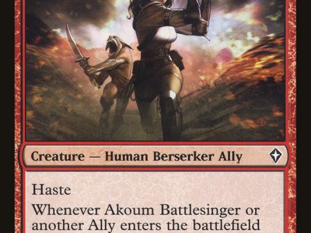 Akoum Battlesinger [Worldwake] For Cheap