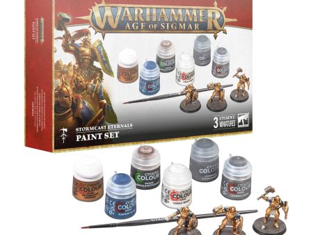 Age of Sigmar Stormcast Eternals + Paint Set For Discount