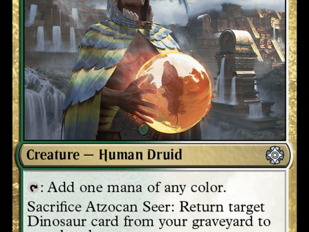 Atzocan Seer [The Lost Caverns of Ixalan Commander] Hot on Sale