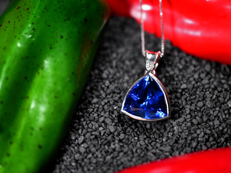 18.20ct Tanzanite Custom Pendant For Cheap