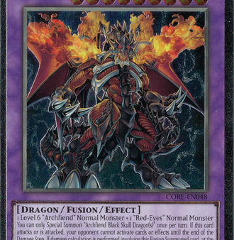 Archfiend Black Skull Dragon [CORE-EN048] Ultimate Rare Online Hot Sale